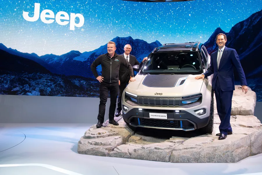 Jeep Avenger Paris Motor Show front view
