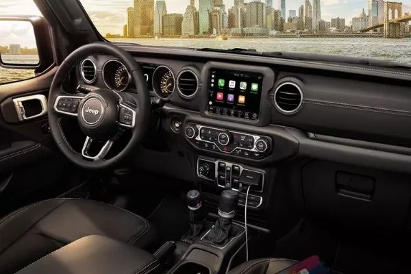 A picture of the Gladiator's interior