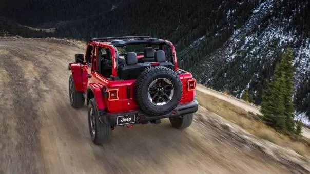 Jeep Wrangler 2018 angular rear