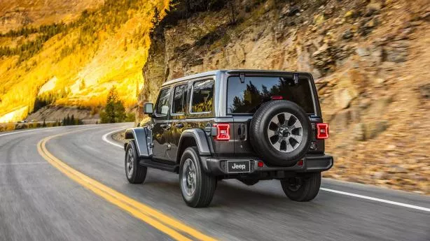 Jeep Wrangler 2018 angular rear