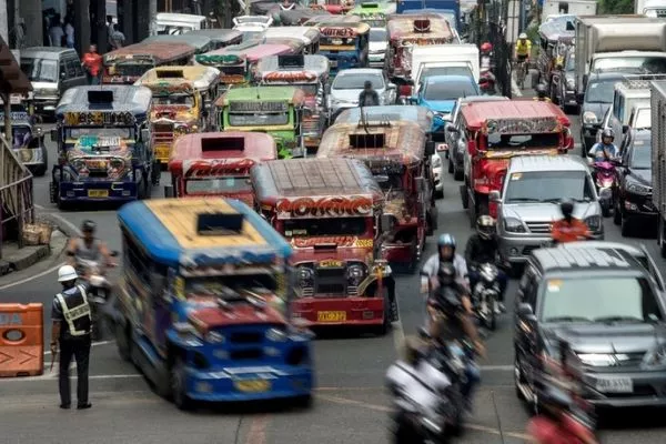 A picture of jeepneys in Metro Manila