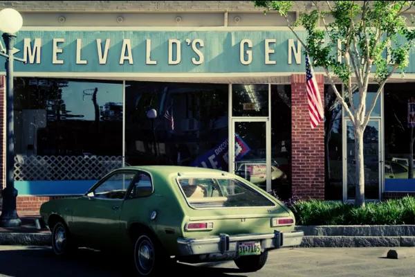 Ford Pinto on the Show Stranger Things It had the propensity to blow up if rear-ended