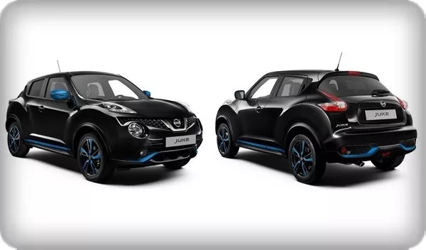 Nissan Juke 2018 facelift angular front and rear