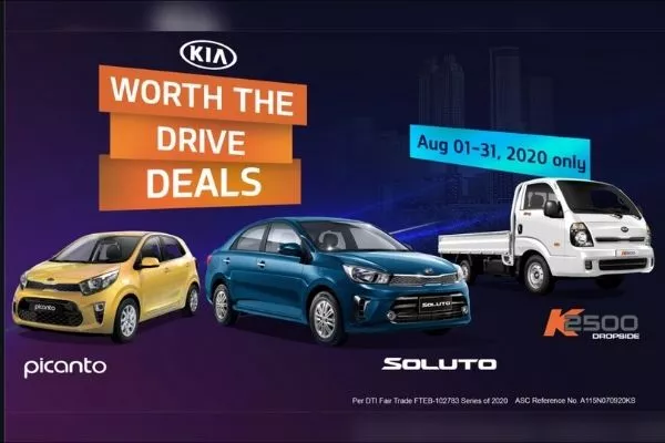 Kia Philippines' Worth the Drive Deals promo this August ad