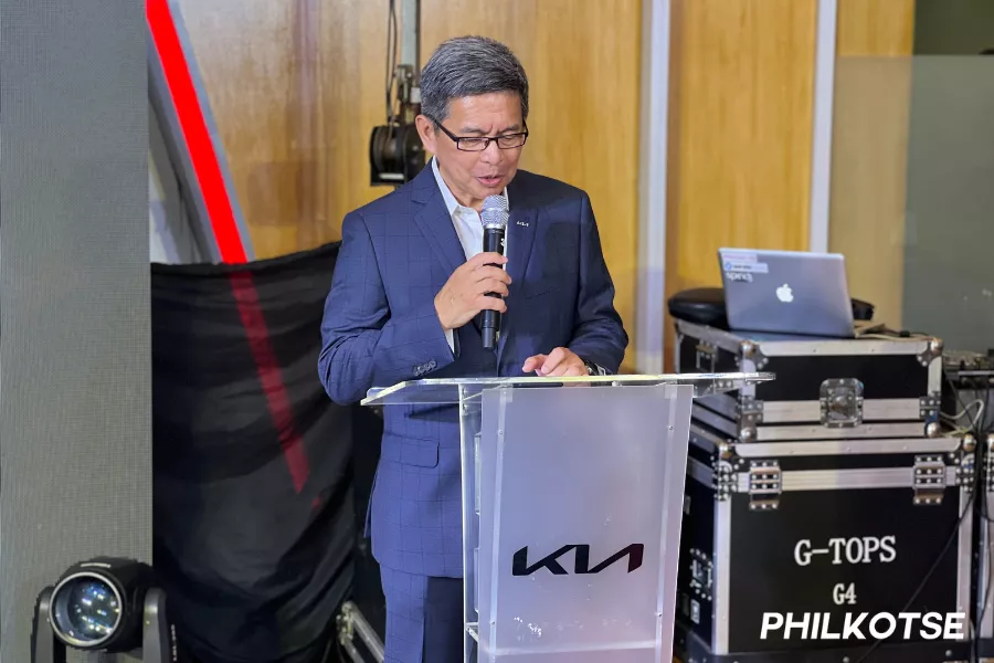 Kia Philippines President Manny Aligada at Kia Otis dealership opening