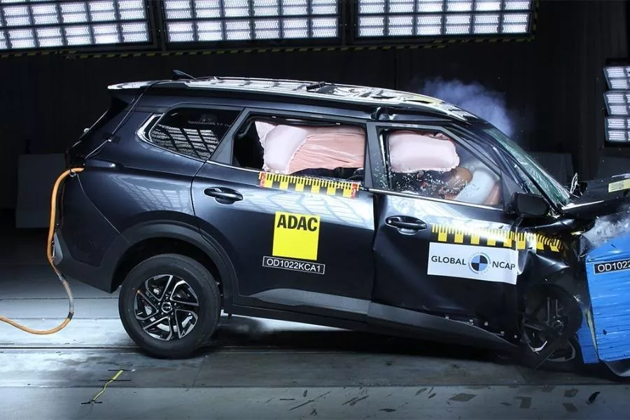 Kia Carens Global NCAP safety test