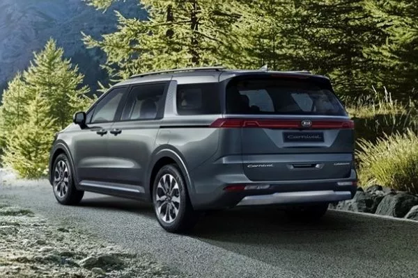 Rear view of the new Carnival