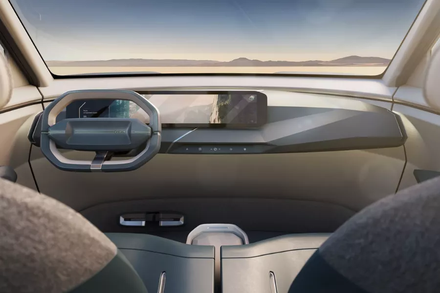 A picture of the EV5's interior