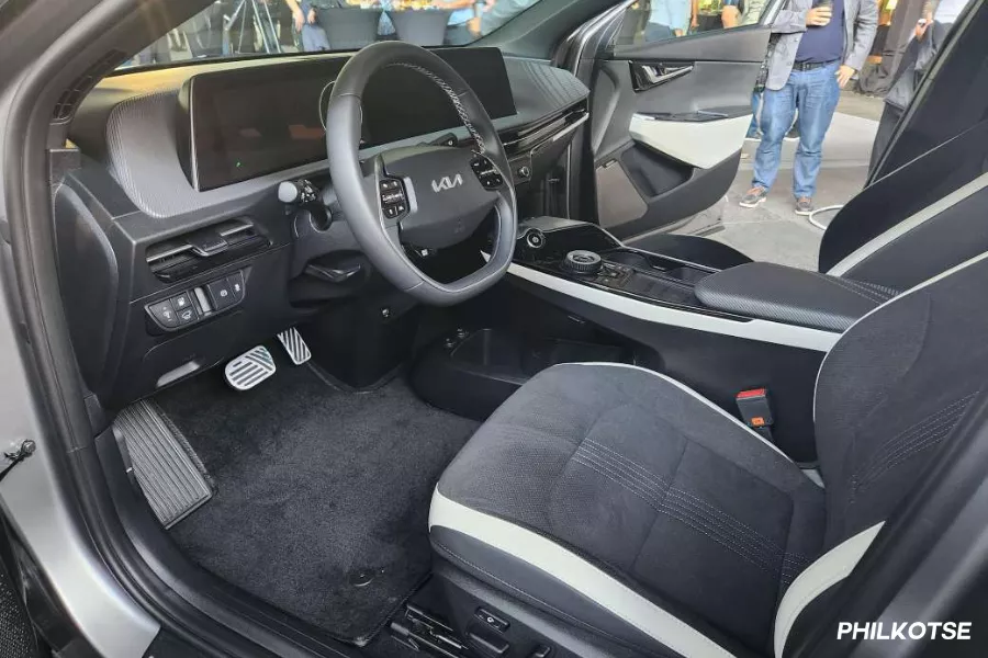 Kia EV6 interior view