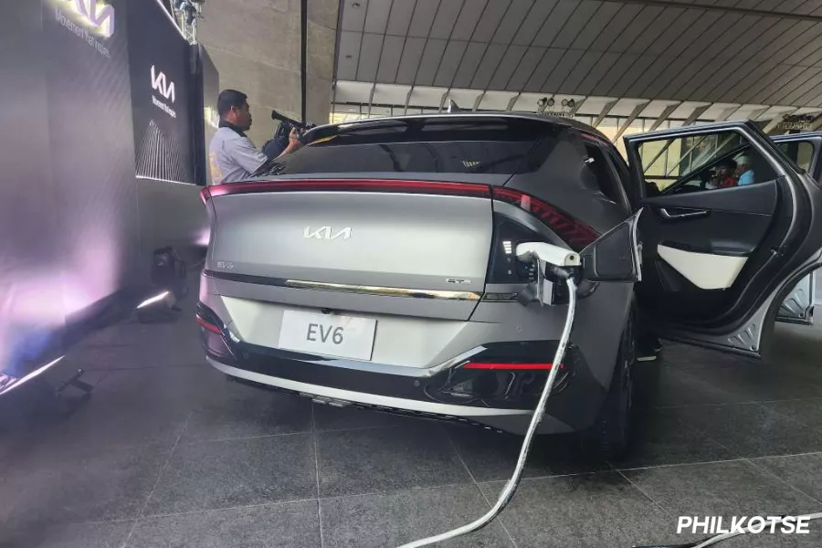 Kia EV6 rear view