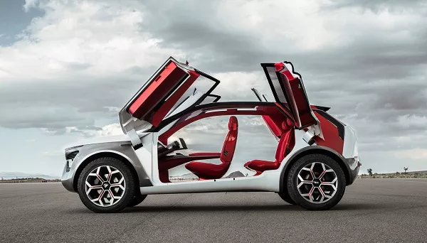 A side profile of the Kia HabaNiro