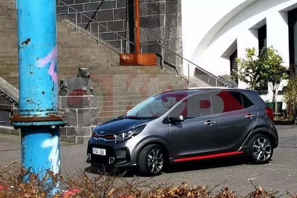 The facelifted Picanto with no camouflage 