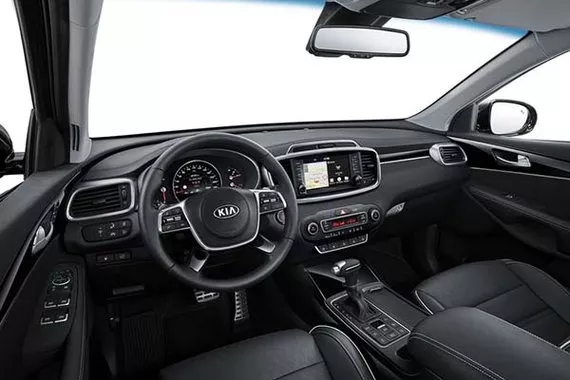 View from the inside of the Sorento