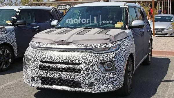 Spied Kia Soul 2020 angular front