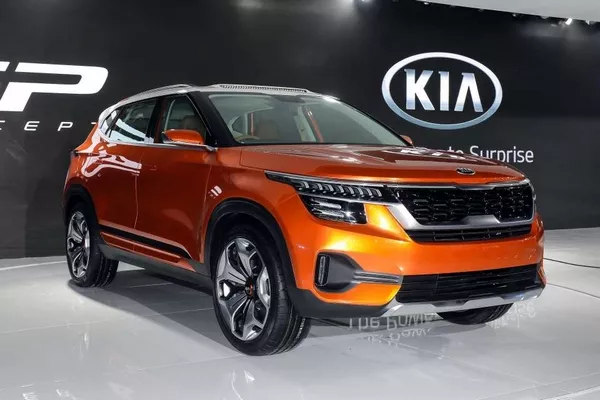 Kia SP Concept crossover angular front