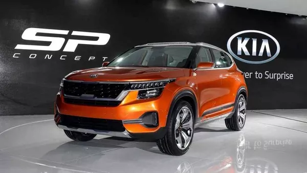 Kia SP Concept crossover angular front