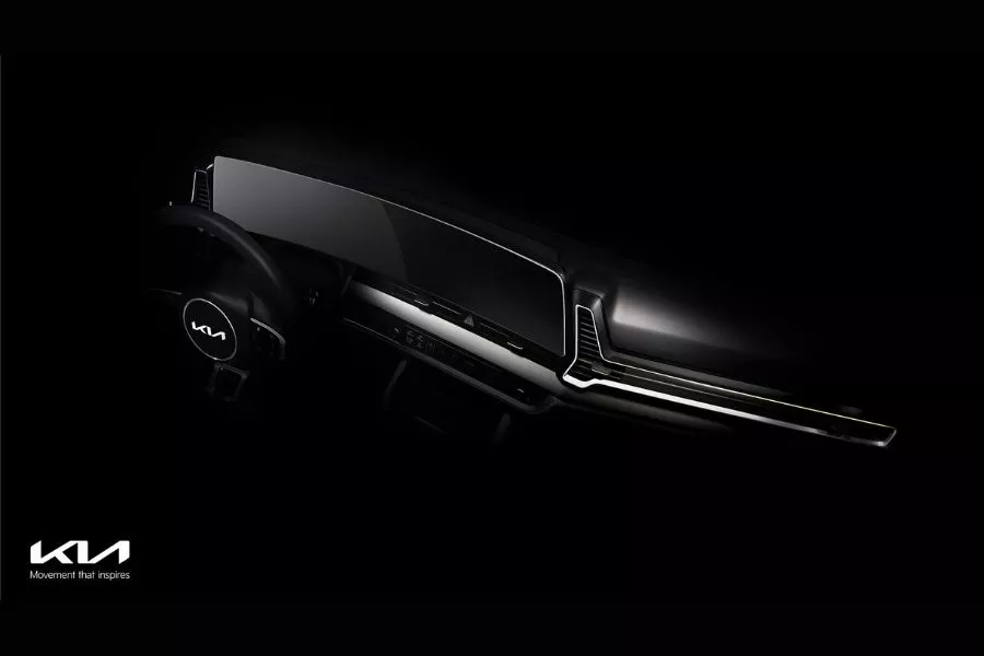 Kia Sportage interior view teaser photo Kia Sportage interior view