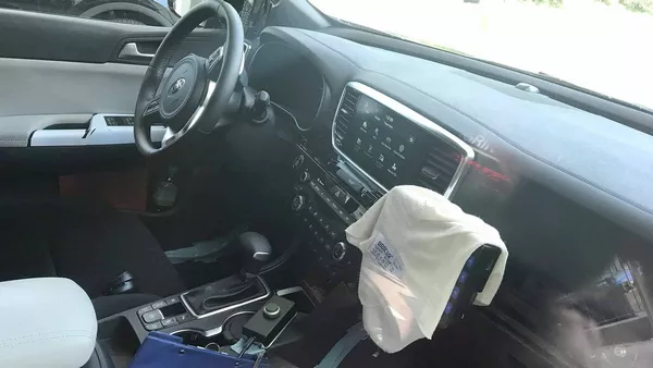 interior of the Kia Sportage 2019