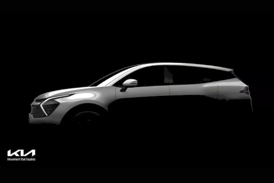 Kia Sportage side view teaser photo Kia Sportage side view