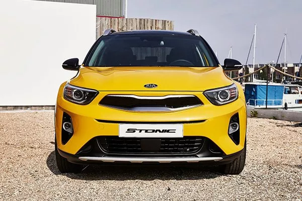 A picture of the front of the Kia Stonic