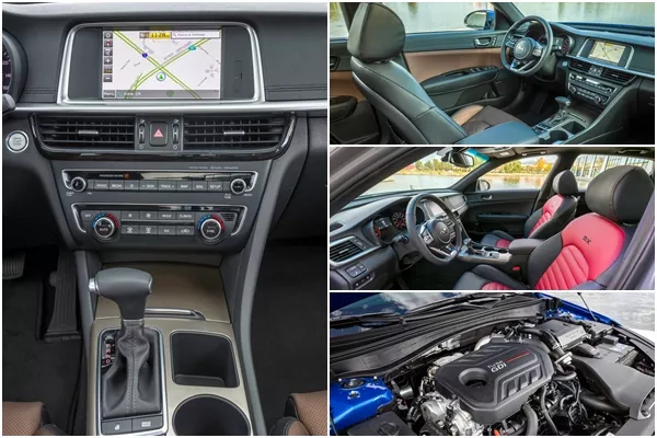 Kia Optima 2019 interior and engine