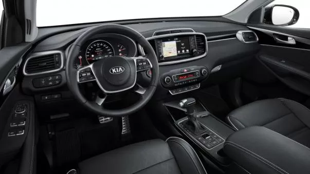 interior of the Kia Sorento facelift