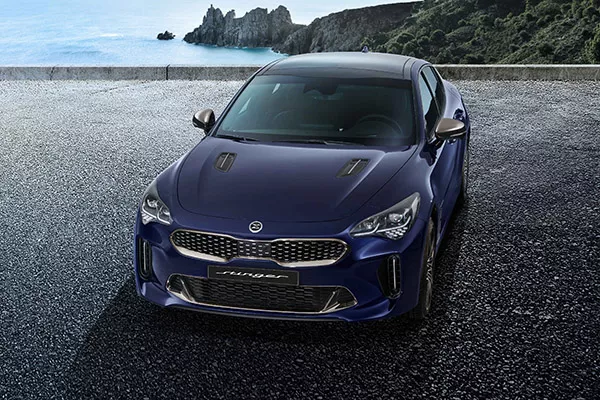 A picture of the updated 2021 Kia Stinger.