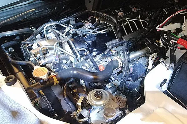 A picture of the new L300's engine