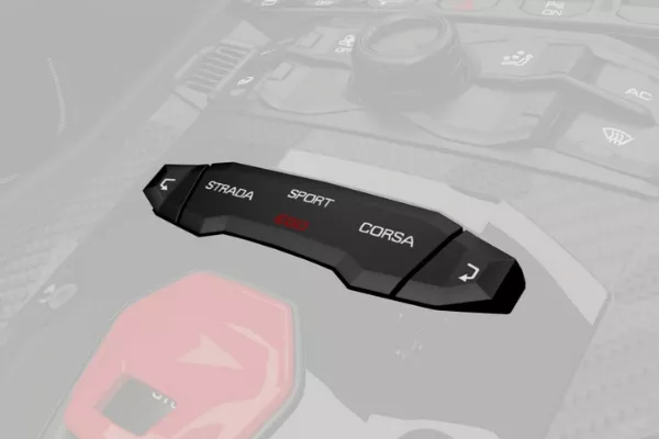 The driving modes of the Aventador