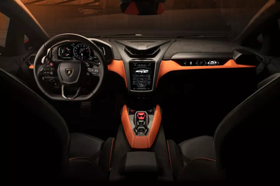 Lamborghini Revuelto inside view