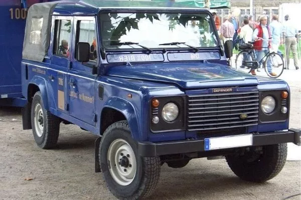 The Defender name was formally adopted with the launch of the Discovery Land Rover Defender 110