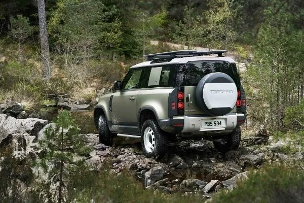 Land Rover Defender rear view
