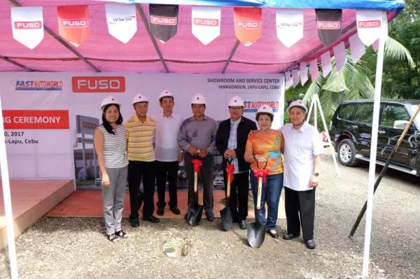 Groundbreaking ceremony of new Mitsubishi dealerships in Lapu-Lapu