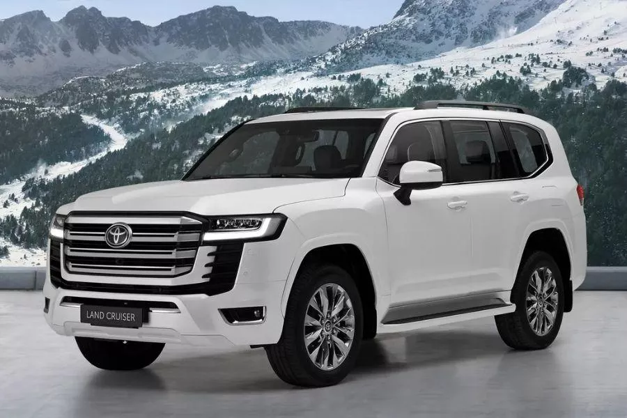 The 2022 Toyota Land Cruiser A picture of the 2022 Toyota Land Cruiser