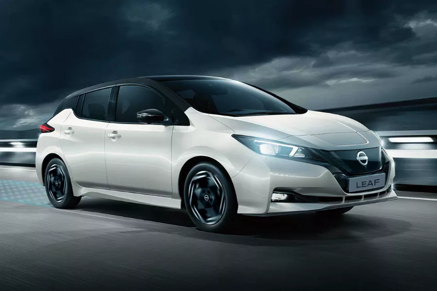 A picture of the Nissan LEAF