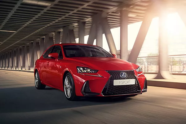 A picture of the current Lexus IS