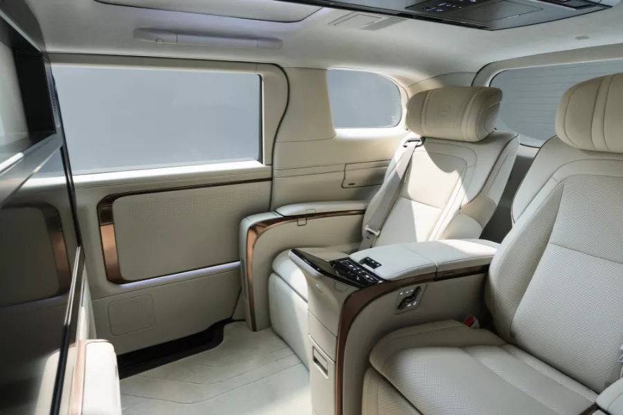 Lexus LM interior view