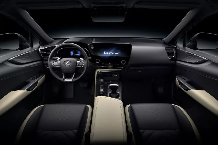 2022 Lexus NX interior view