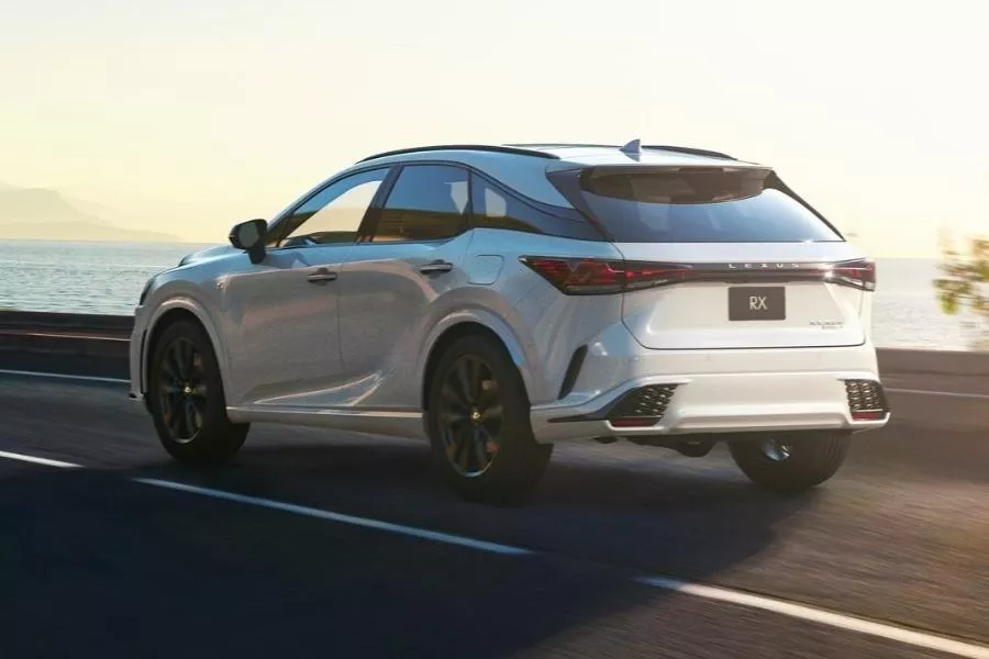 It retains the sophisticated DNA of Lexus Lexus RX rear view