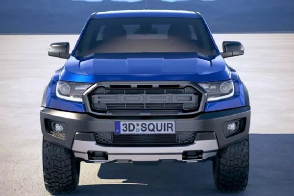 Ford Ranger Raptor 2018 front view