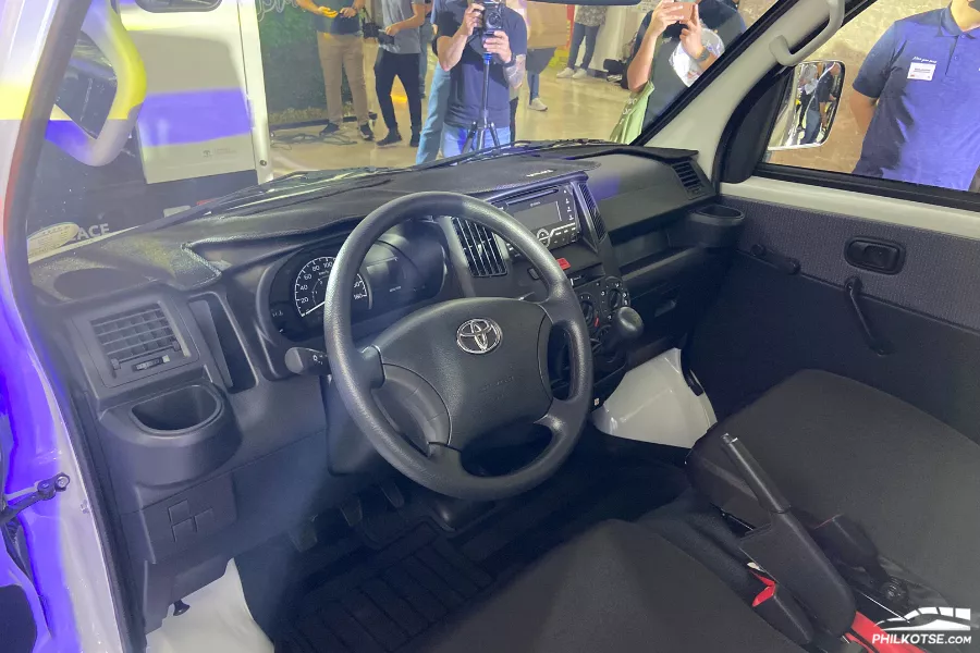 Simple, but not barebones A picture of the interior of the Toyota Lite Ace