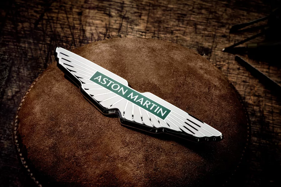 A picture of the new Aston Marin logo