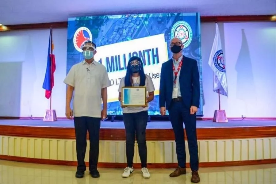 Samantha Marie Legarda is the LTMS Portal's one millionth user
