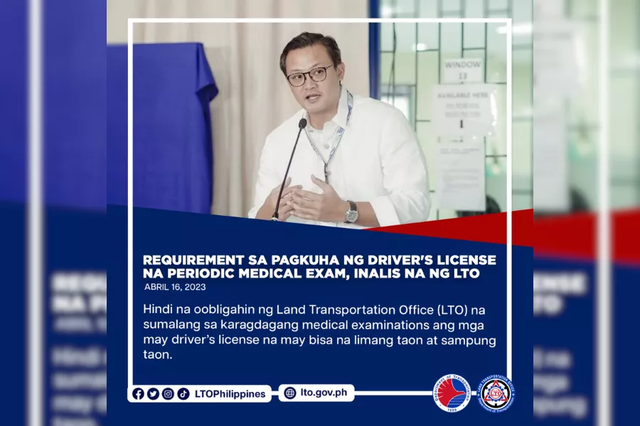 LTO advisory on periodic medical exams