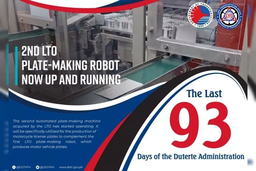 LTO's second plate-making robot with DOTr