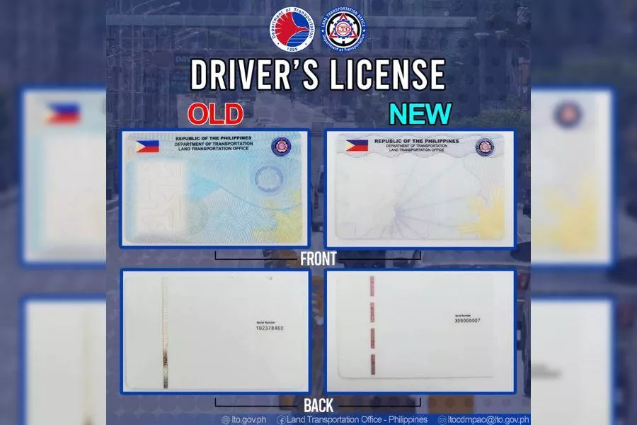 LTO new driver's license design