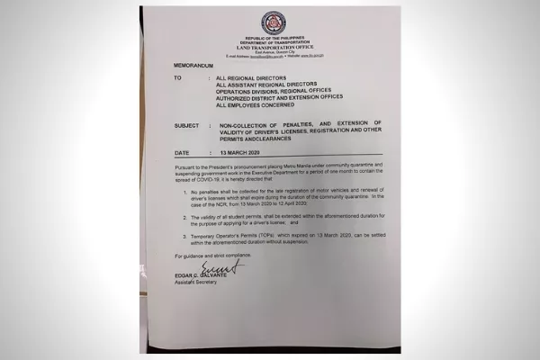 The official statement from LTO