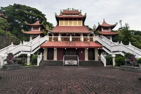 A photo of the Ma-Cho Temple in La Union