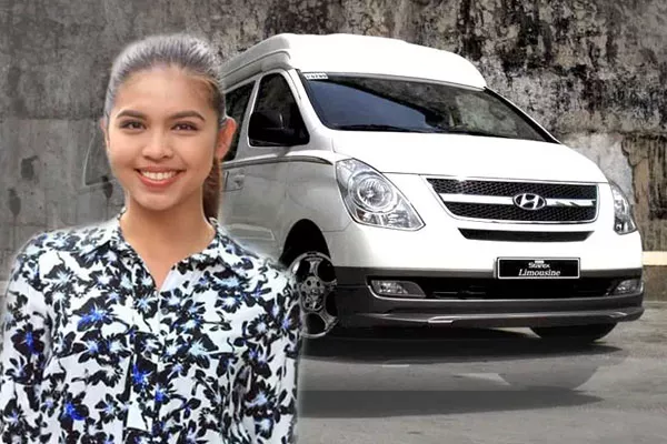 Yayadub Maine Mendoza and her hyundai starex Limousine