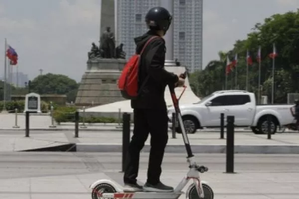 Man on e-bike 2